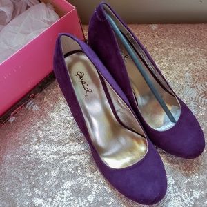 Retro Vintage Purple High Heel Pumps NIB Hello Hol